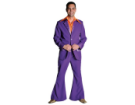 70er Party-Anzug lila (Gr. M, XL)