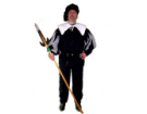 MA-Landsknecht schwarz/grau (Gr. L)