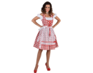 Dirndl Magic rot kariert (Gr. S, XL)