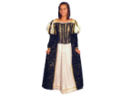 Prinzessin schwarz/gold (Gr. 40)