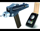 Star Trek Phaser und Communicator, je