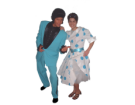 Sixties Kleid (Gr. M, L) Sixties Smoking (Gr. 54)