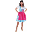 Dirndl Magic blau-kariert (Gr. XS, S, L, XL)